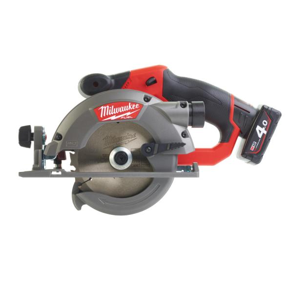 Scie circulaire + 2 batteries 4.0 Ah