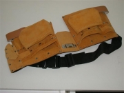 Sacoche cuir double poche 855 bis 