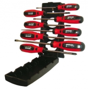 Jeu de 8 tournevis bi-matière 