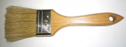 Brosse plate à vernir manche verni 