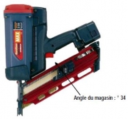Cloueur gaz TP 34° cap.90mm 