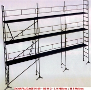 Structure échafaudage primo - M49 - 80m² 