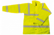 Parka haute visibilité jaune fluo 